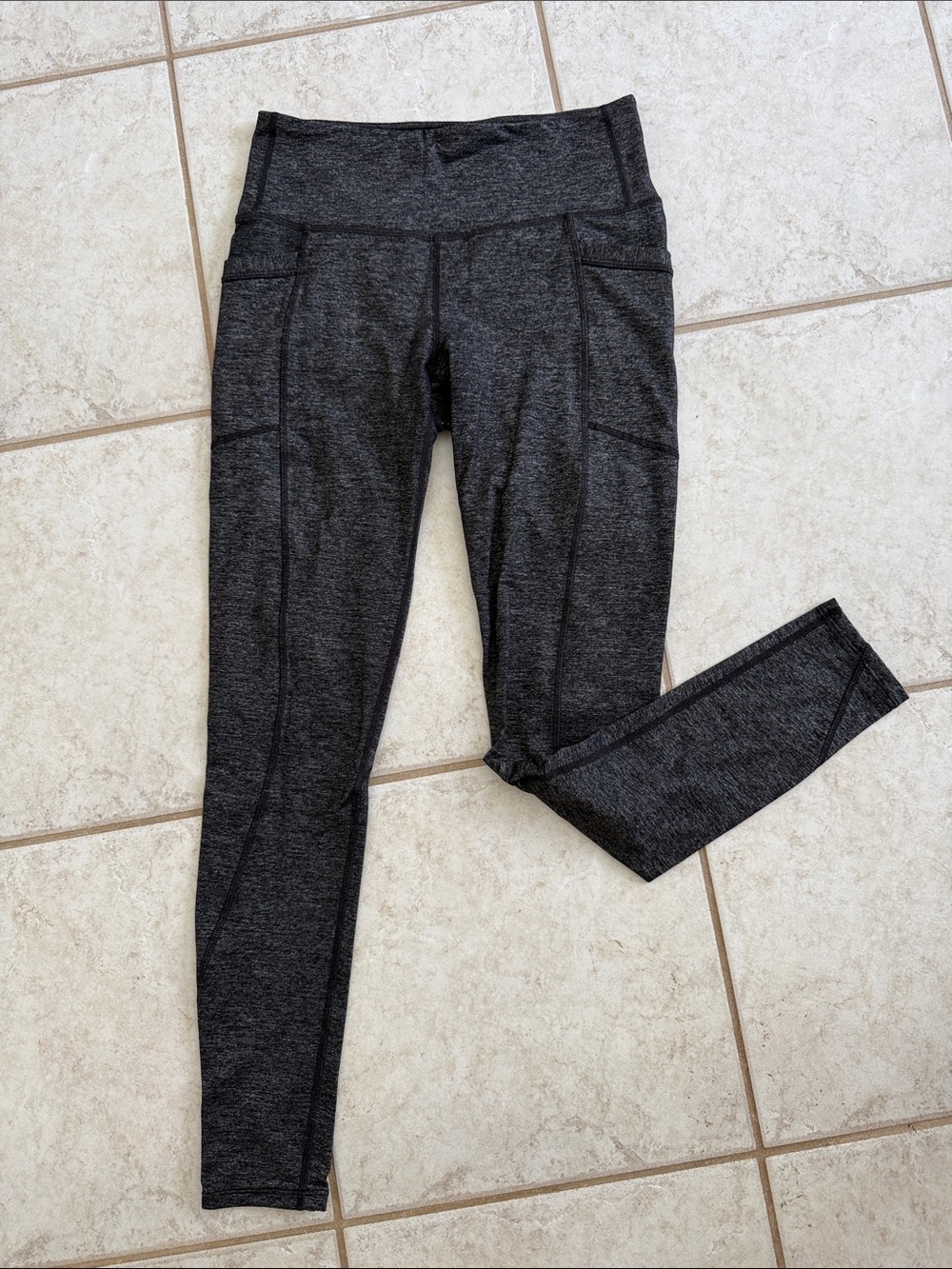 Athleta Dark Gray High-Rise Pocket Leggings